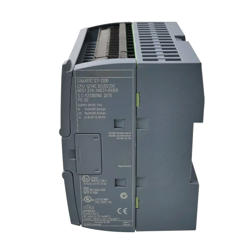 New Original 6ES7 214-1AG31-0XB0 6ES7 214-1AG31-0XB0 S7-200 CPU module. Integrated digital input & output points, stable logic operation, supports expansion modules and flexible communication, widely used in small conveyor lines