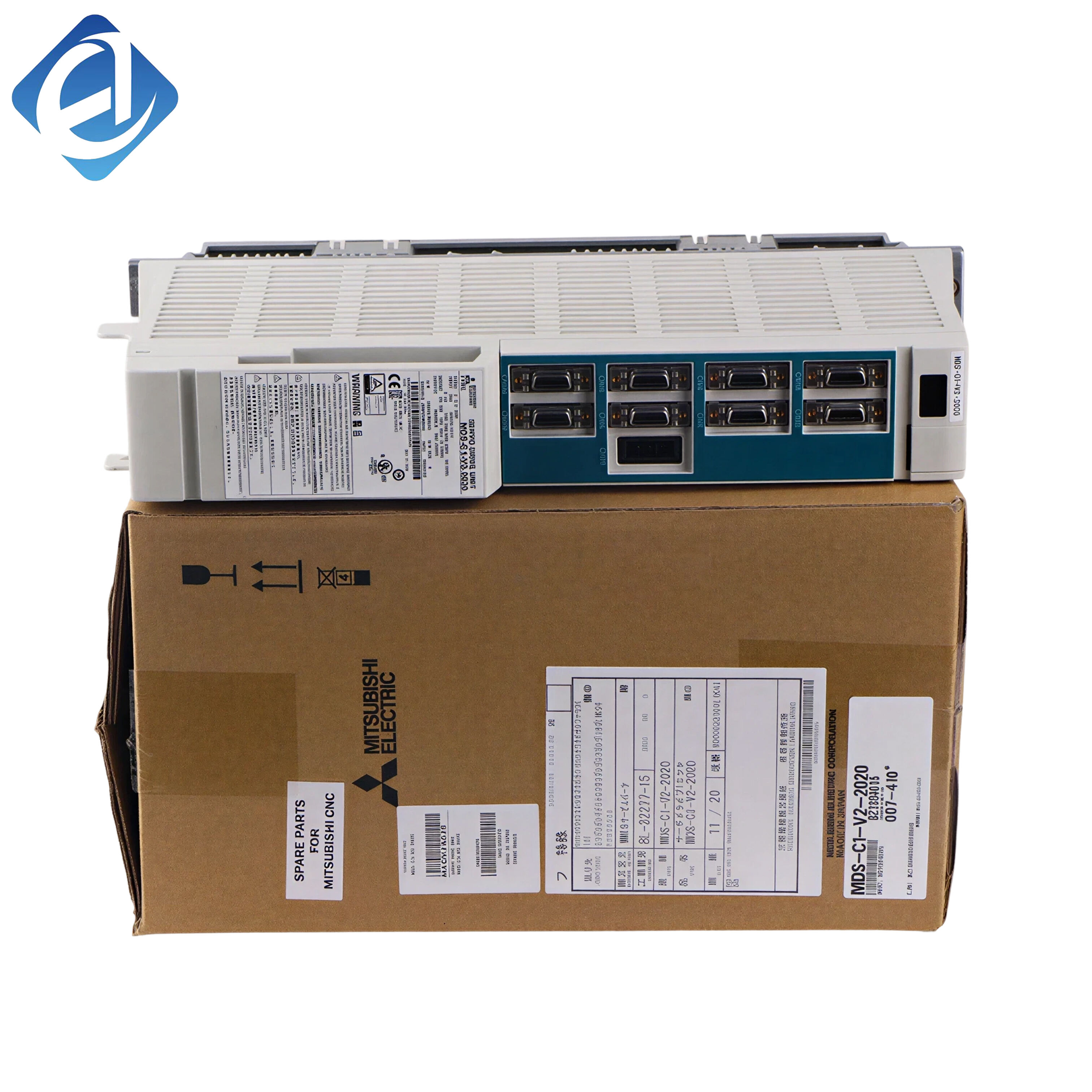 New Original MDS-C1-V2-2020 MDS-C1-V2 series dual-axis servo drive module. Designed for CNC machine tool servo control, it provides stable high-power output and precise multi-axis synchronous positioning. 