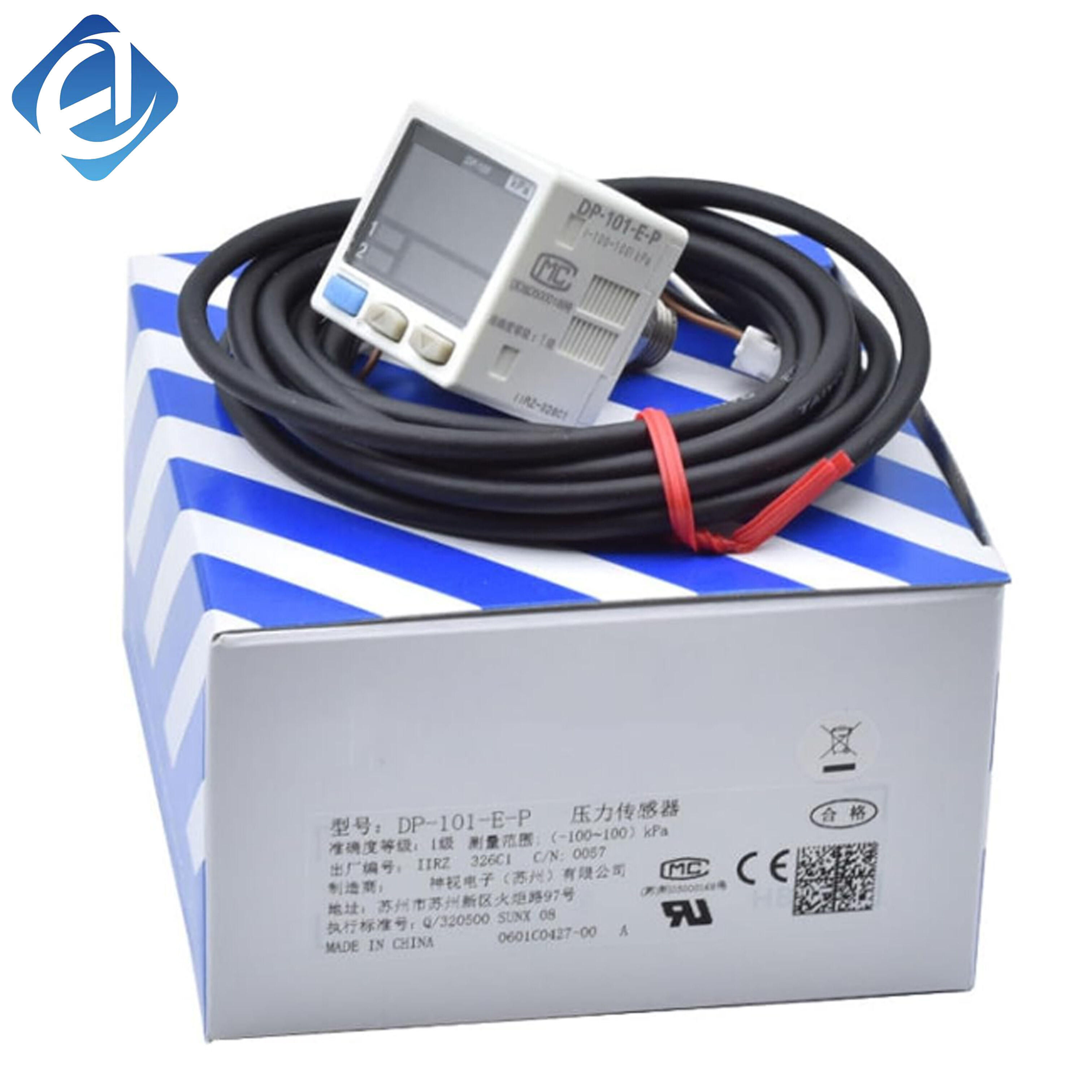 New Original DP-101-E-P Pressure Sensor, DP SeriesHigh precision pressure detection sensor with accurate data feedback. Stable operation, fine adjustment and strong anti-interference.