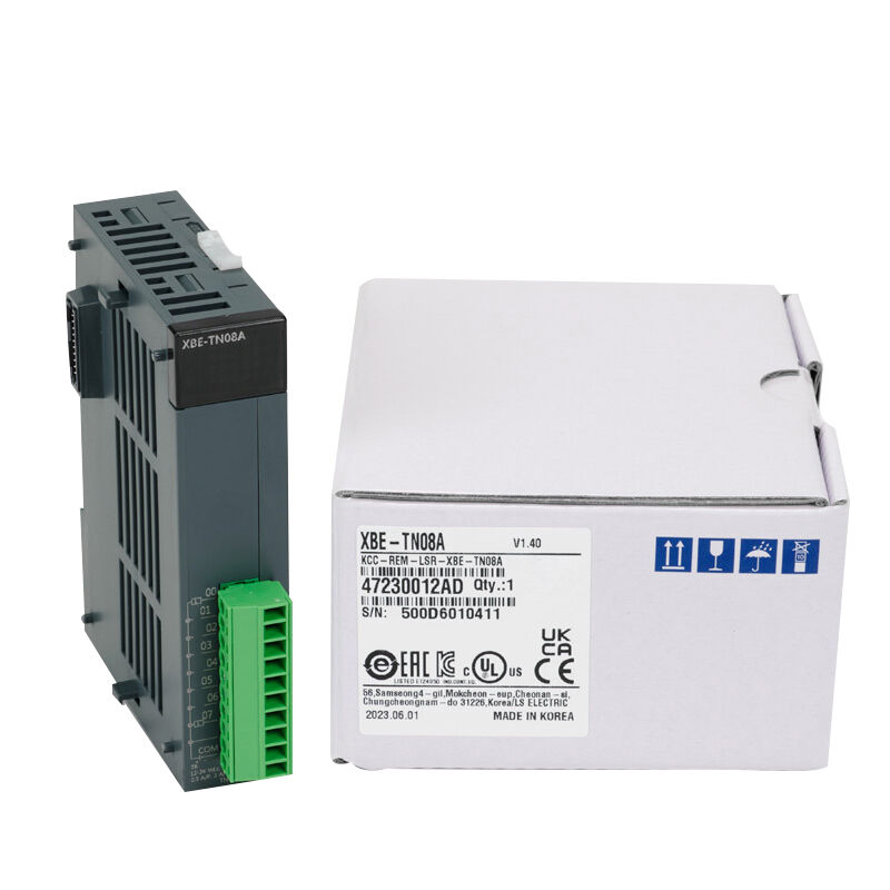 New Original XBE-TN08A XBE series PLC temperature expansion module with 8-channel thermocouple input. It supports multi-type thermocouple signal collection with high precision and industrial anti-interference design. 