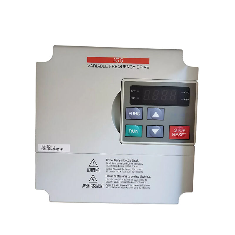 New Original SV015IG5-4 IG5 series 1.5kW three-phase compact inverter. Adopts V/F control mode with complete overcurrent, overvoltage and overload protection. It features compact design, stable operation and simple parameter configuration.