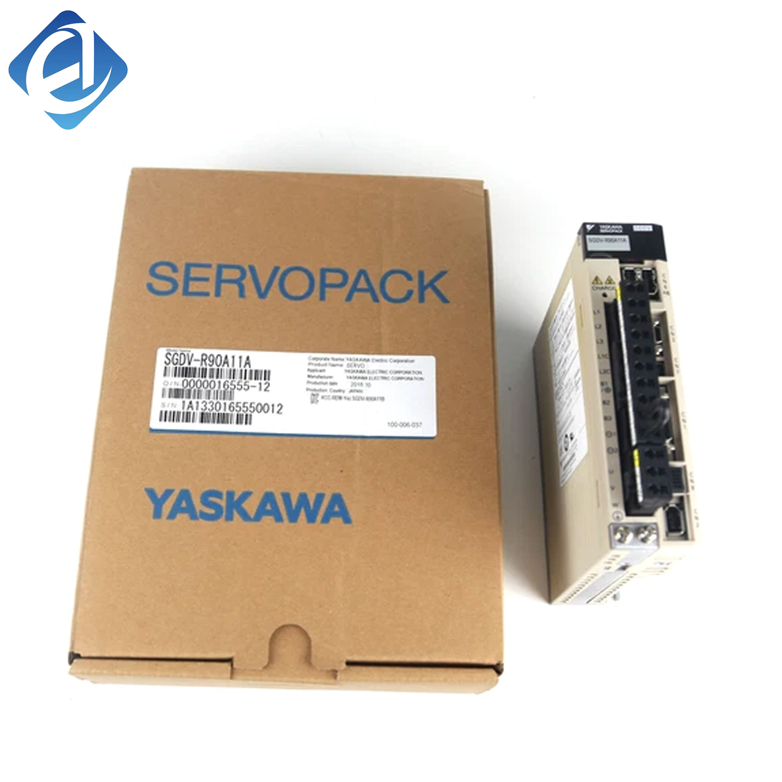 New Original SGDV-R90A11A Yaskawa Sigma V SGDV series servo drive, applied for high-precision position, speed and torque control in micro and small industrial automation motion systems.