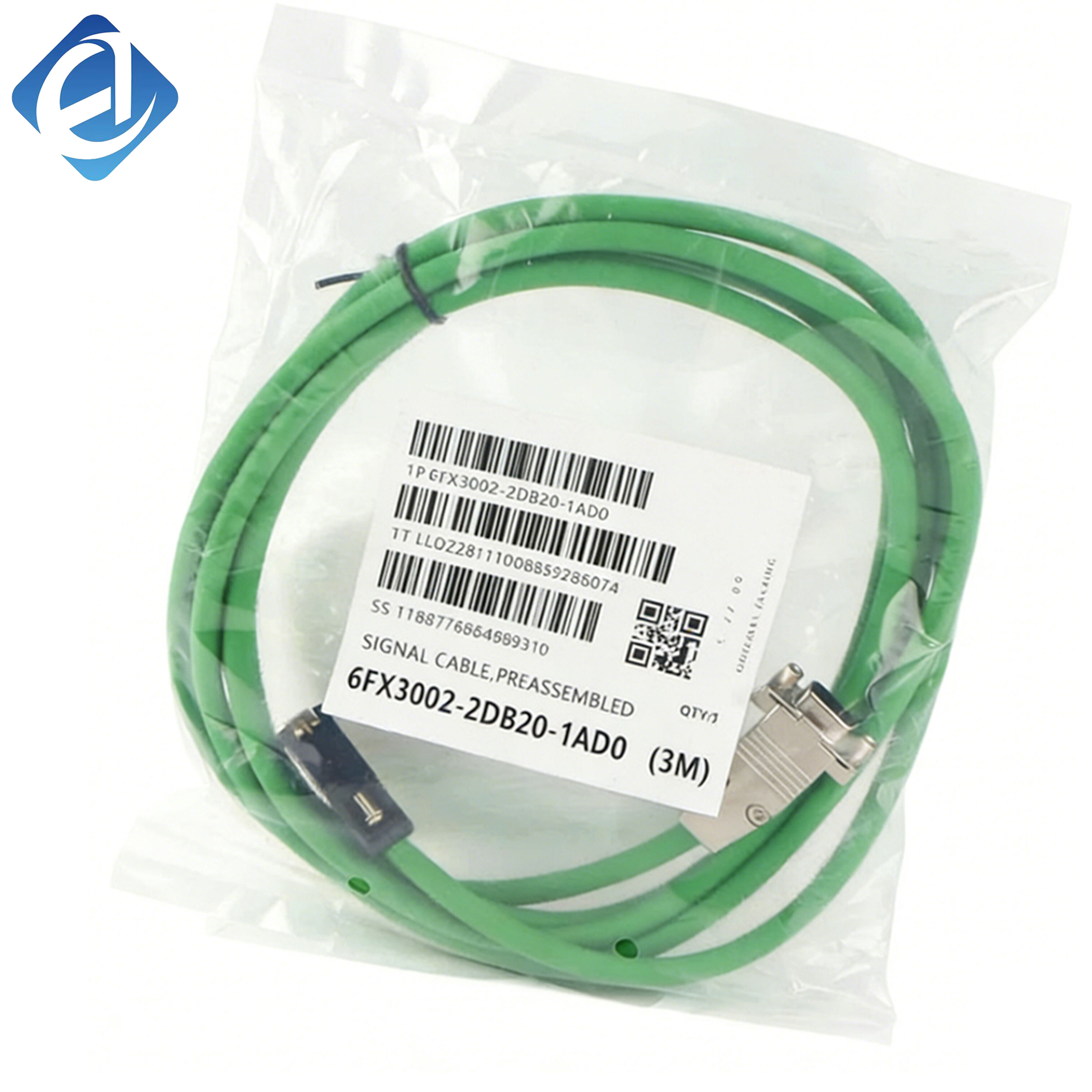 New Original 6FX3002-2DB20-1AD0 servo motor power cable. Stable high-current power transmission, wear-resistant and bending-resistant, dedicated to V90 servo system, suitable for servo drive