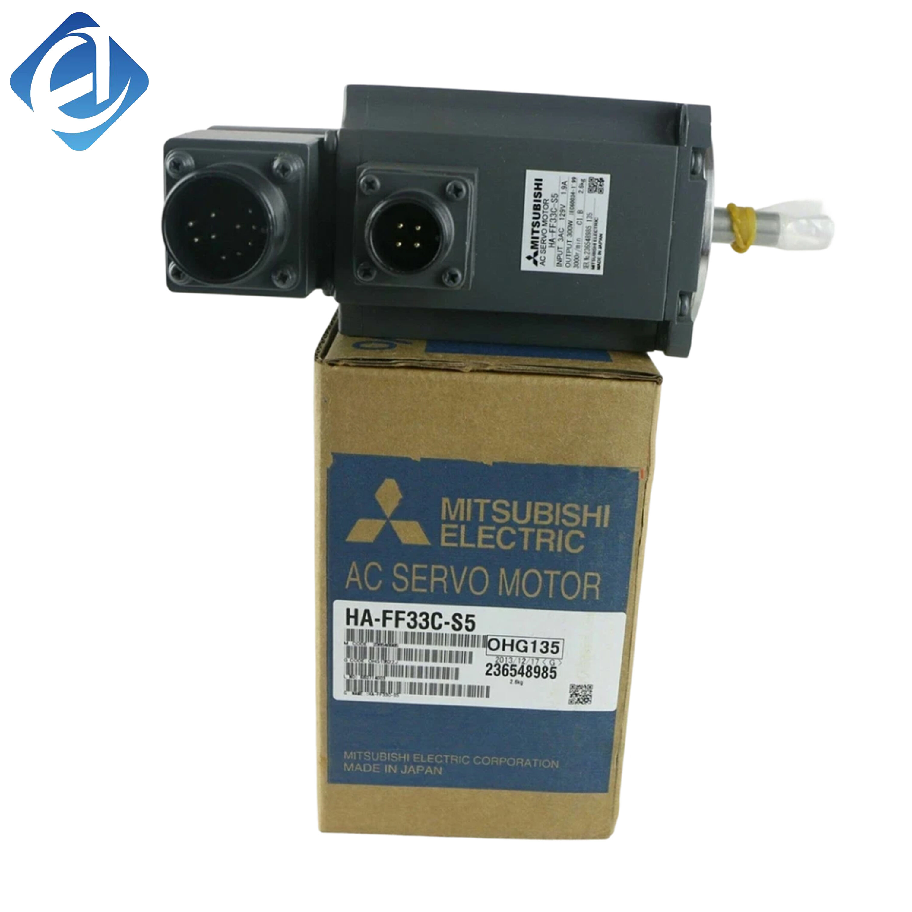 Nuwe Oorspronklike HA-FF33C-S5 HA-FF-serie servo-motor. Kompakte ontwerp met betroubare prestasie, lewer presiese bewegingsbeheer vir CNC-masjiene en verskeie industriële outomatiseringsapparate.