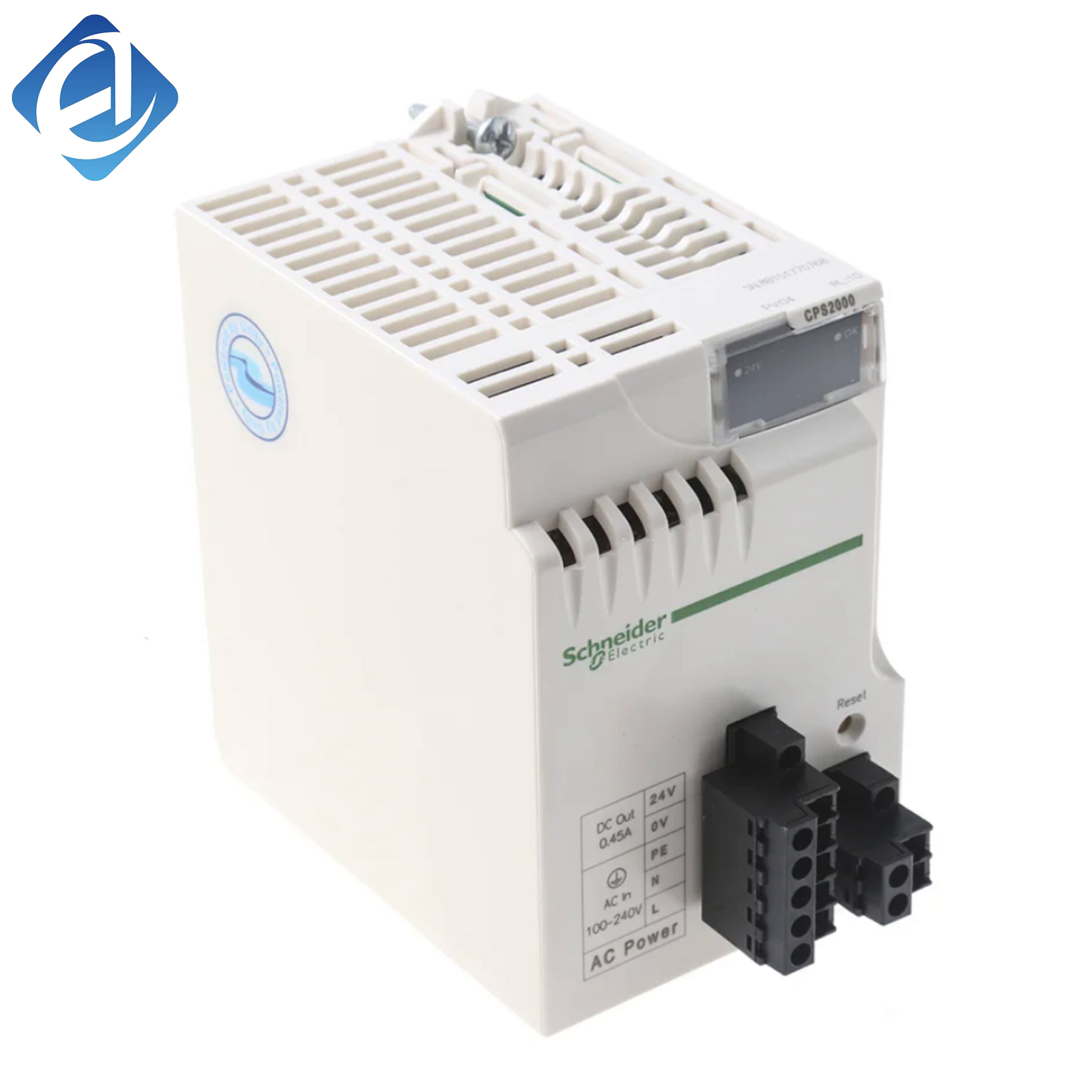 New Original BMXCPS2000 Schneider Modicon X80 series power supply module. It supplies stable DC power for M340 PLC racks and peripheral modules, with overcurrent, overvoltage and short-circuit protection