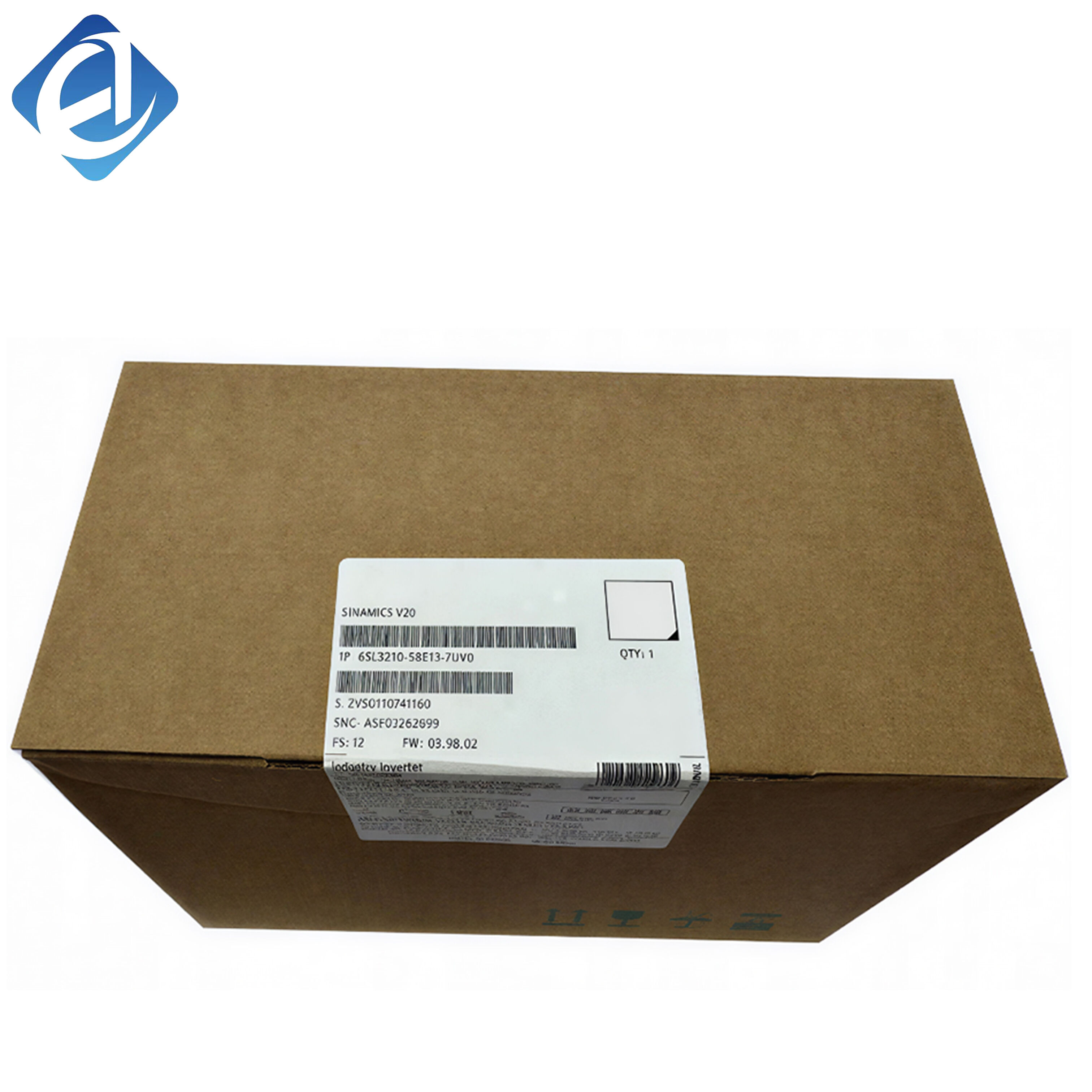 New Original 6SL3210-5BE13-7UV0 power module for Siemens SINAMICS V20 series inverters. Rated 0.37 kW, 380–480V three-phase input, compact structure, built-in protection functions. 