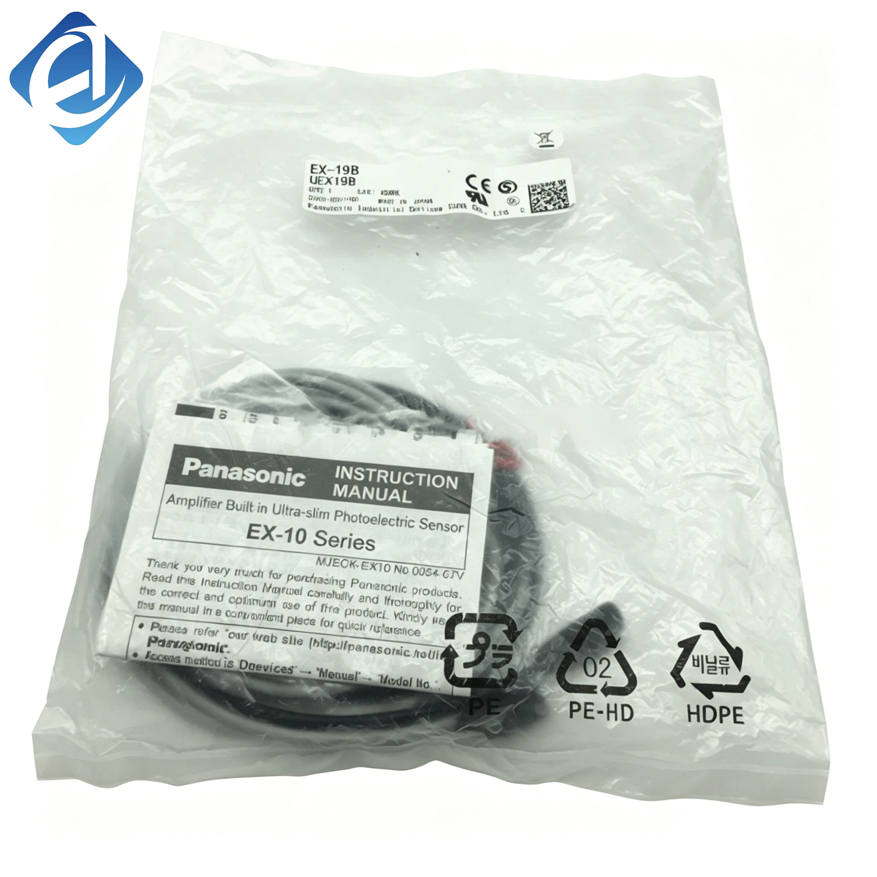 New Original EX-19B Photoelectric Sensor, EX SeriesFast response, precise detection capability. Compact size, simple installation. Suitable for object sensing and industrial automation control scenarios.
