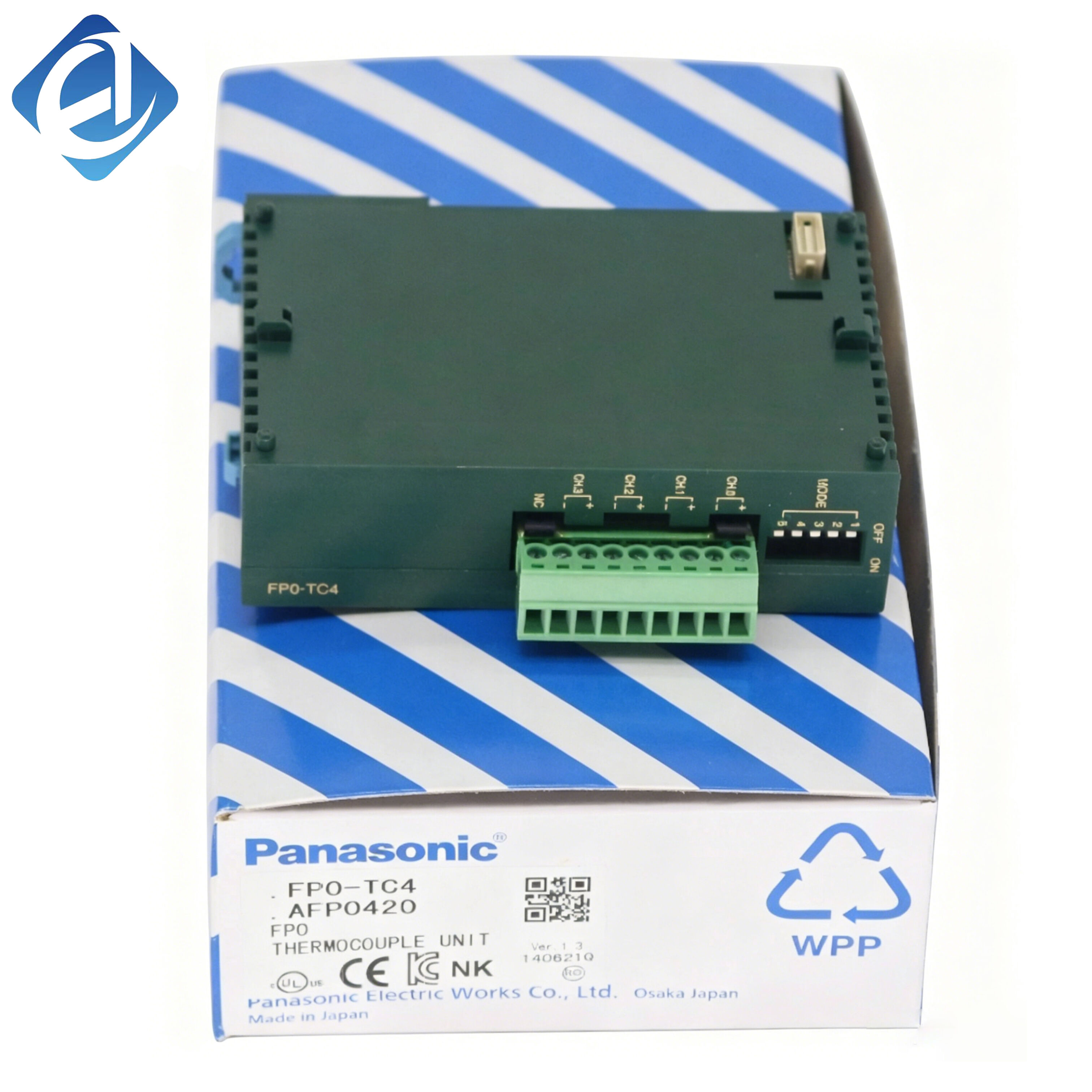 New Original AFP0420 PLC Module, AFP SeriesUsed for signal input‑output expansion and logic control of Panasonic PLC systems in industrial automation. It features stable data transmission, fast response and high‑reliability performance. 