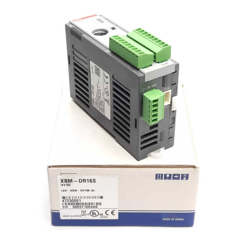 New Original XBM-DR16S is XBM series compact PLC main unit with relay output. It integrates built-in I/O points, supports logic control, timing and counting functions. With stable operation and convenient expansion interface