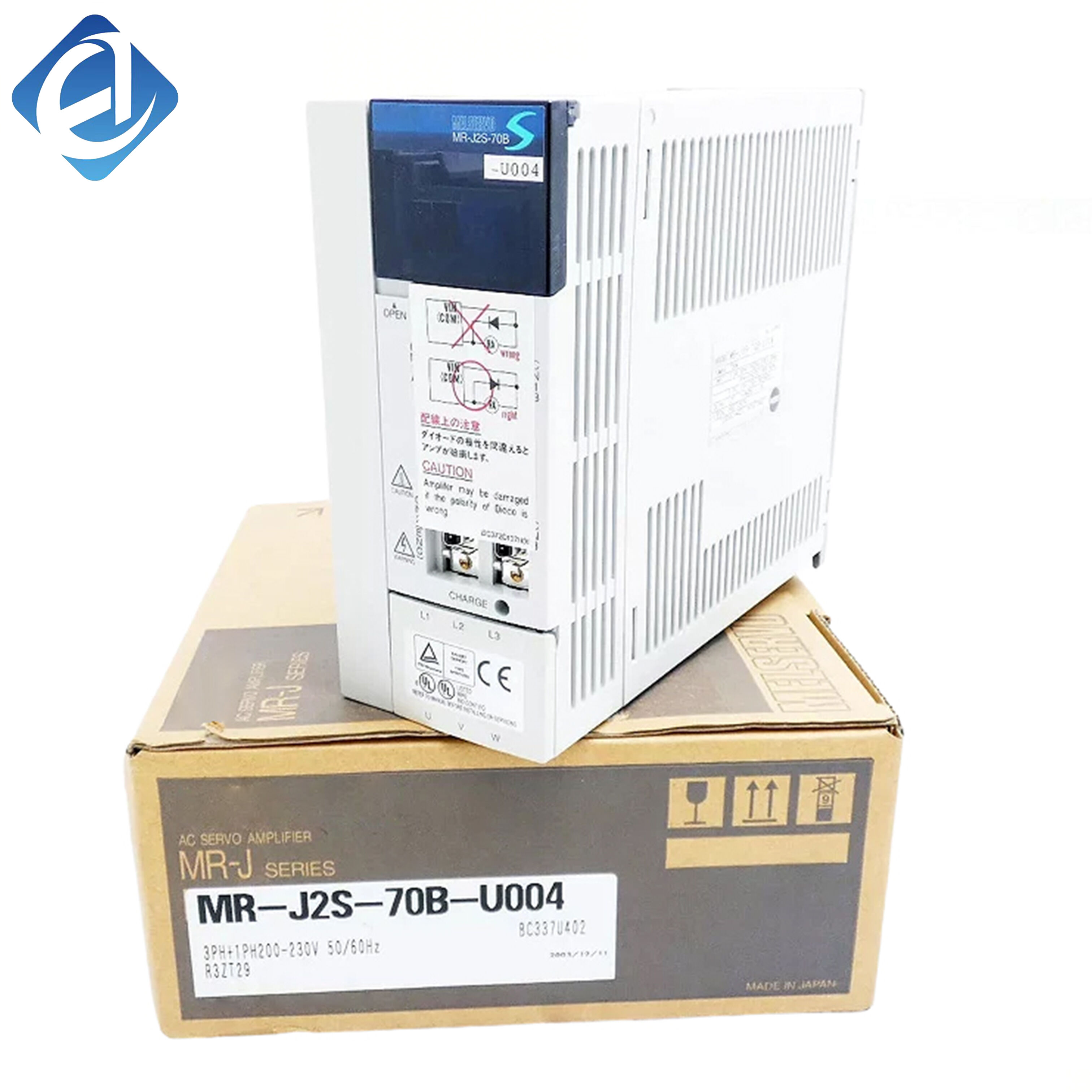 Një drejtues i ri origjinal i servos së tipit special të serisë MR-J2S-70B-U004, me fuqi 700W. Mbështet kontrollin e pozicionit, shpejtësisë dhe momentit me precizion të lartë, me përgjigje të shpejtë dhe performancë të qëndrueshme në funksionim. Ndërtuar me qarqe mbrojtjeje të plotë
