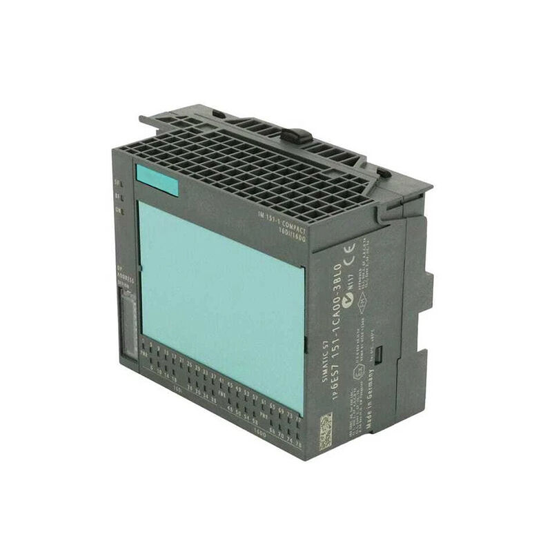 New Original 6ES7 151-1CA00-3BL0 6ES7151-1CA00-3BL0 ET200S interface module, supports PROFIBUS DP bus communication, stable distributed data transmission, compact integrated design. 