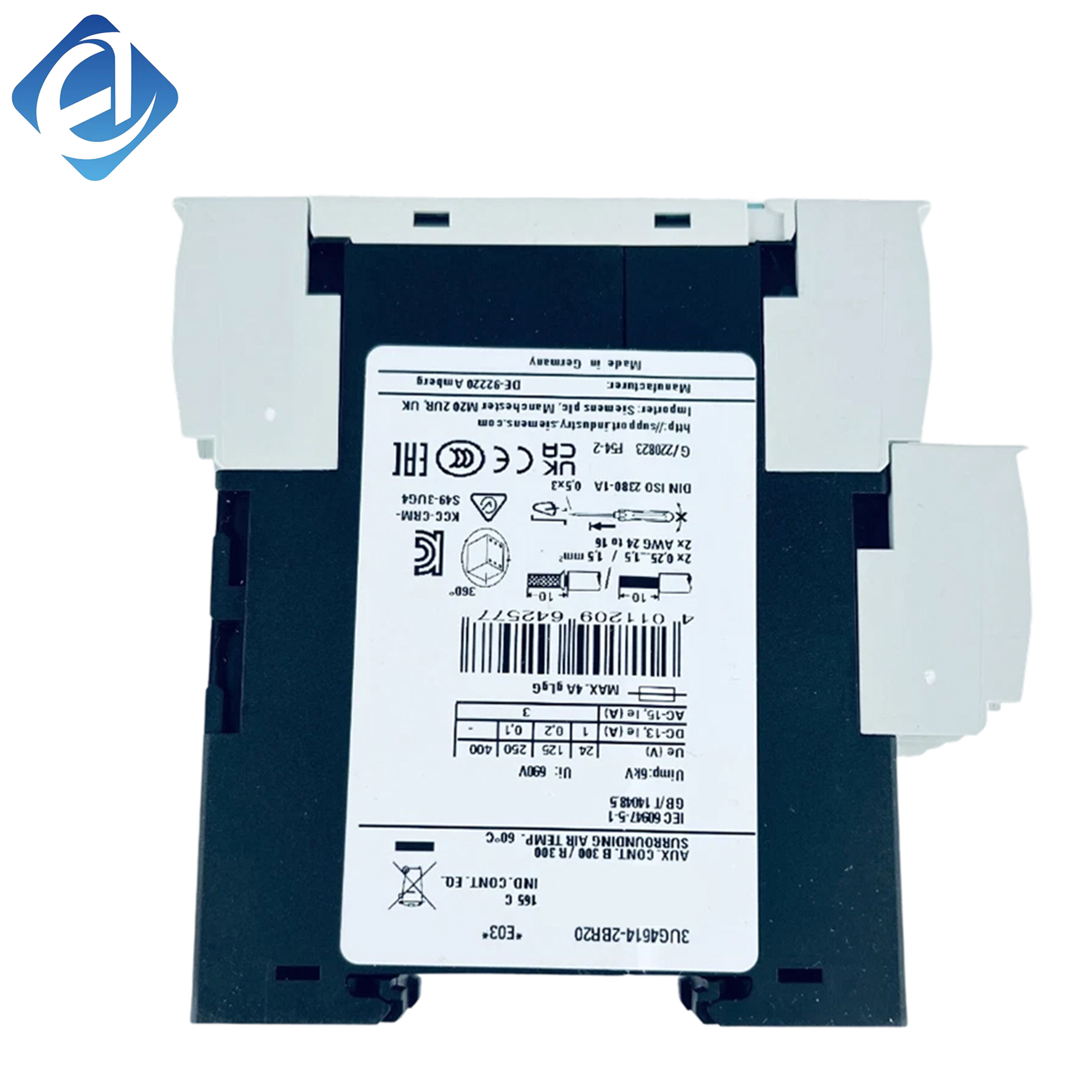 New Original 3UG4614-2BR20 voltage monitoring relay. Realizes phase sequence, phase loss and over-undervoltage protection, sensitive response, stable operation, applied to industrial motor circuits and power supply