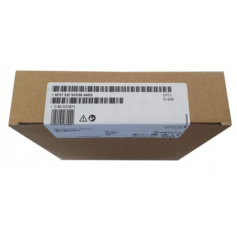 New Original 6ES7 532-5HD00-0AB0 6ES7532-5HD00-0AB0 analog output module for Siemens SIMATIC S7‑1500 series PLC. Features 4 analog output channels supporting voltage/current signals, high precision