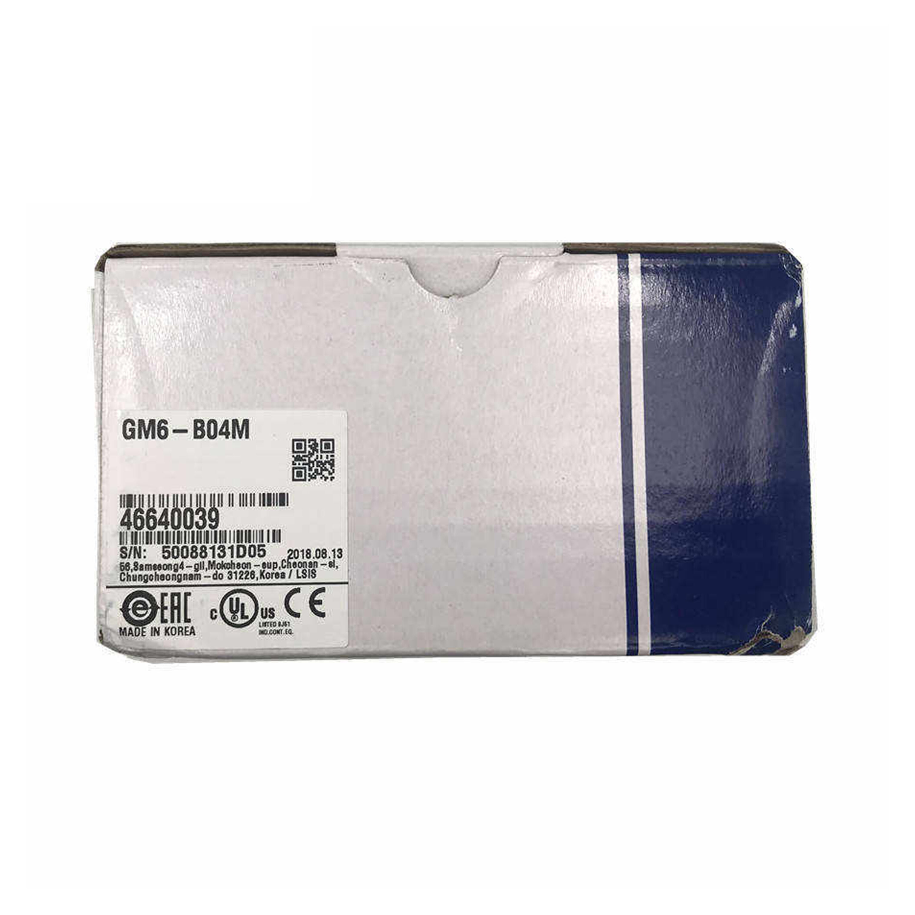 New Original GM6-B04M GM6 series PLC power supply module. It supplies stable rated power for GM6 series main unit and expansion modules, built with overcurrent, overvoltage and short-circuit protection. High efficiency 