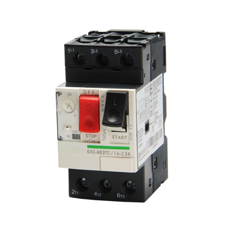 Brand New Original Unopened GV2ME07C TeSys GV2 series motor circuit breaker. It offers overload, short-circuit and motor overload protection with adjustable current range, compact size and easy installation. Featuring high breaking capacity 