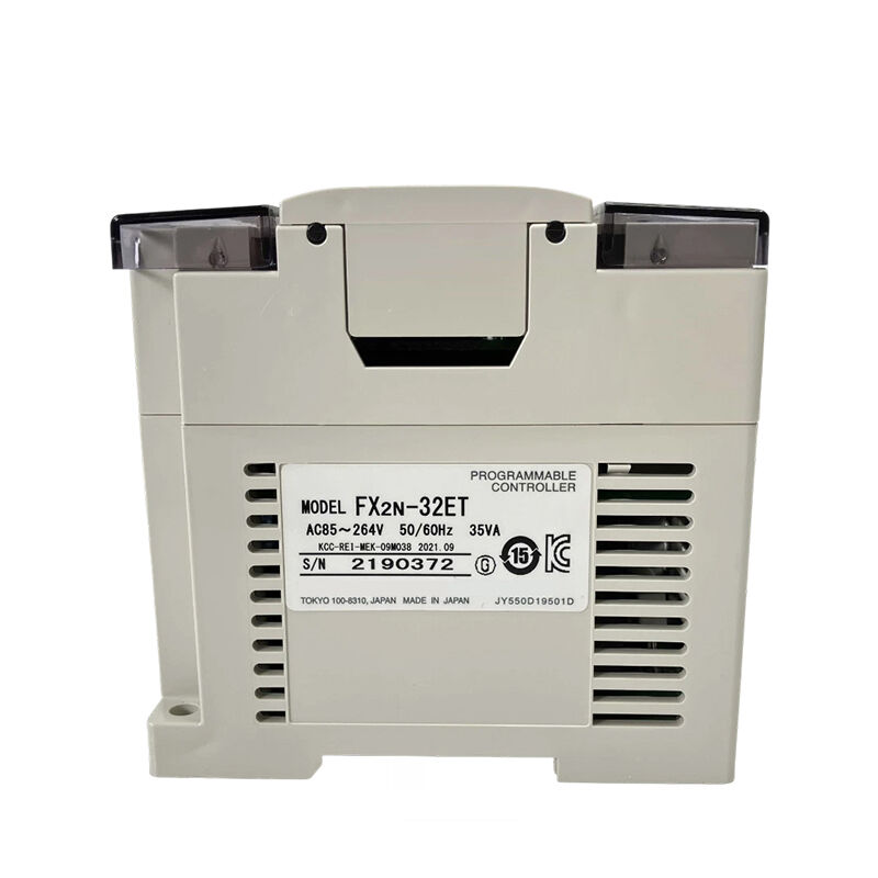 नया मूल FX2N-32ET FX2N श्रृंखला विस्तारित इनपुट/आउटपुट (I/O) मॉड्यूल। इसमें 16 इनपुट और 16 आउटपुट बिंदु शामिल हैं जो पीएलसी नियंत्रण क्षमता का विस्तार करते हैं, स्थिर सिग्नल संचरण और तीव्र प्रतिक्रिया का समर्थन करते हैं। संक्षिप्त डिज़ाइन, सरल स्थापना
