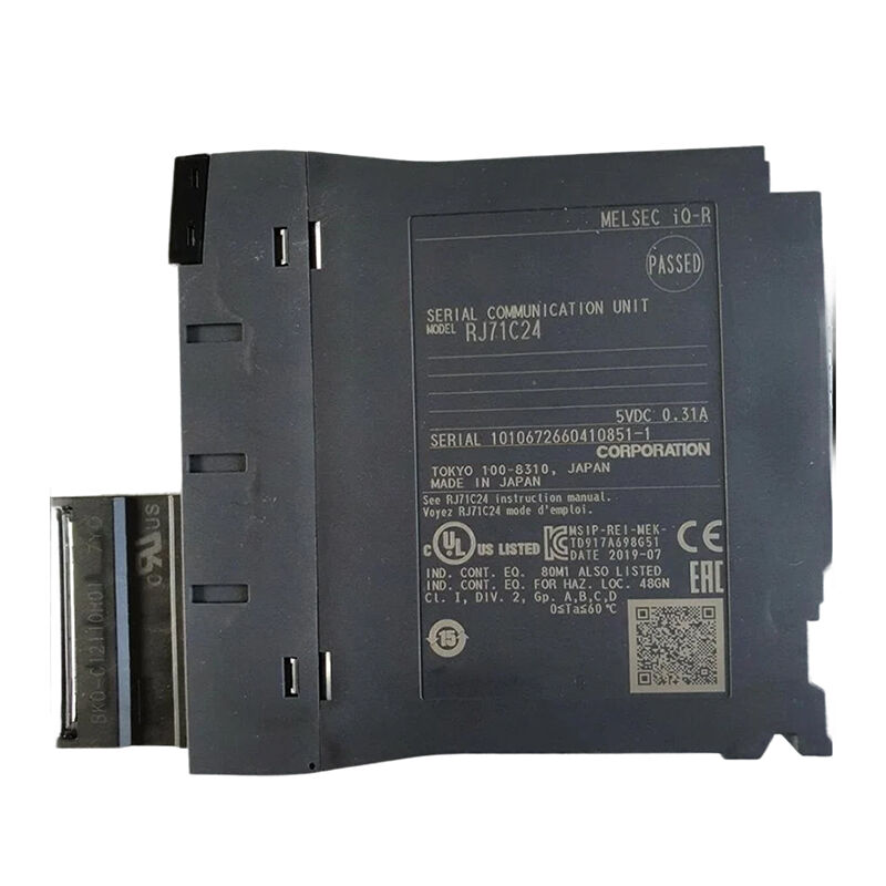 Nový originálny sériový komunikačný modul RJ71C24 zo série iQ-R, podporuje prenos cez RS232/485. Kompatibilný s viacerými priemyselnými protokolmi, stabilný prenos dát. Používa sa na vzájomné prepojenie zariadení