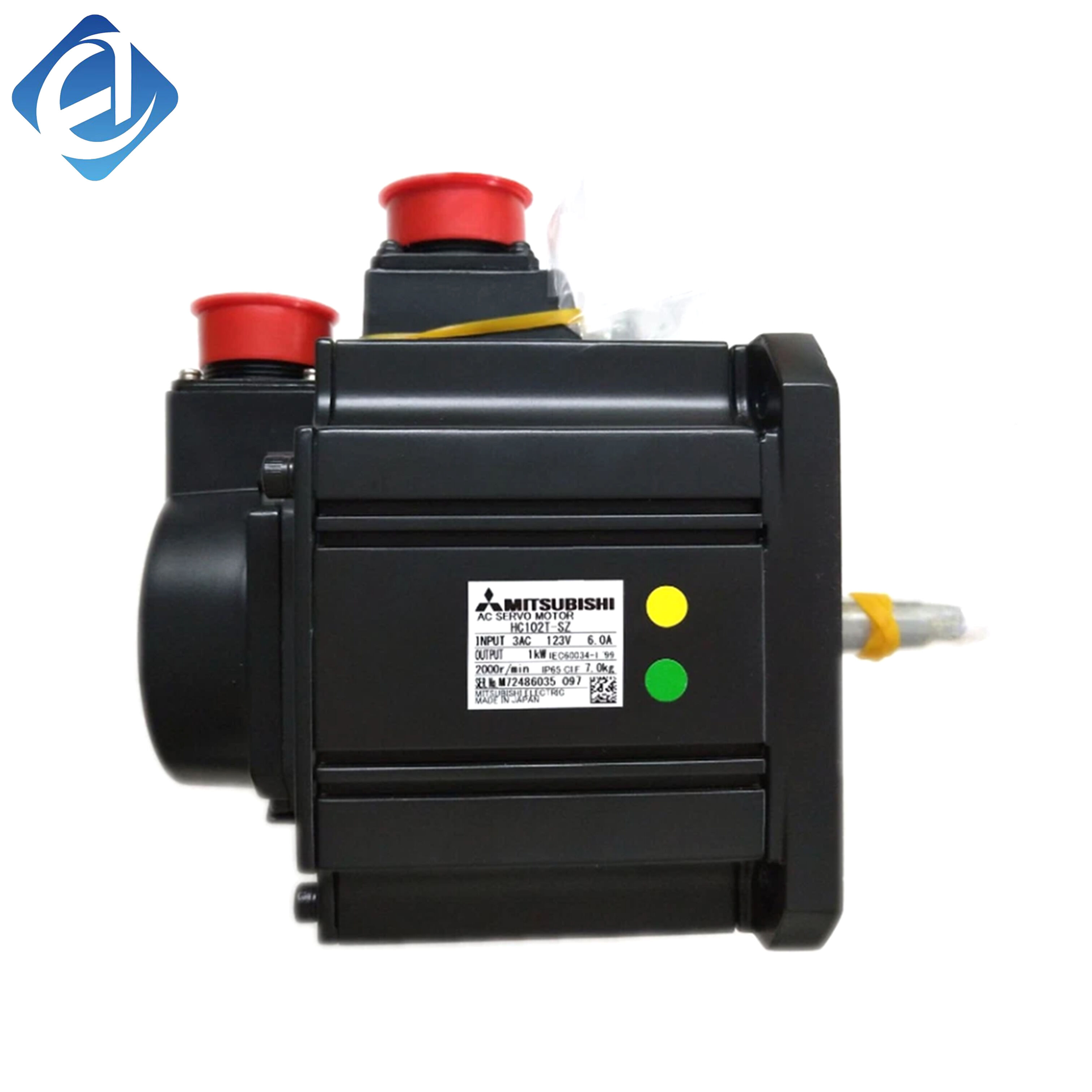 Nový originálny servomotor série HC102T-SZ, 1 kW. Vlastnosti: stabilná rotácia a vysoká presnosť polohovania. Kompaktná a pevná konštrukcia, dobrá trvanlivosť. Vhodný pre mechanický pohon v priemyselnej automatizácii.