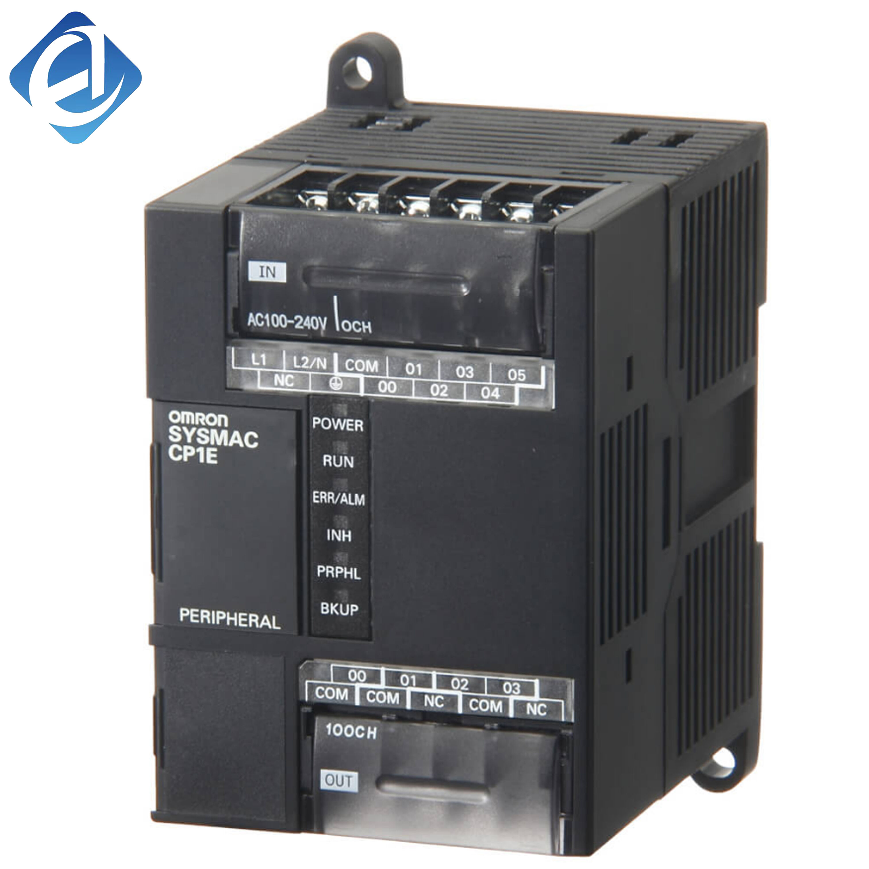 Nový originální kompaktní PLC řady Omron CP1E-E10DR-D. S 10 vstupními/výstupními body, stejnosměrným napájením a reléovým výstupem je vhodný pro logické řízení malých zařízení, jednoduchou mechanickou automatizaci a aplikace mikroprůmyslového řízení.