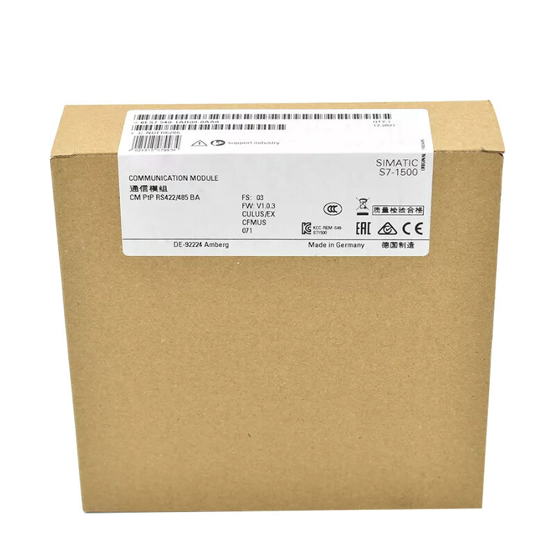 New Original 6ES7 540-1AB00-0AA0 6ES7540-1AB00-0AA0 communication module for Siemens SIMATIC S7-1500 series, supports RS‑232/422/485 serial communication, high anti-interference, stable data transmission. 