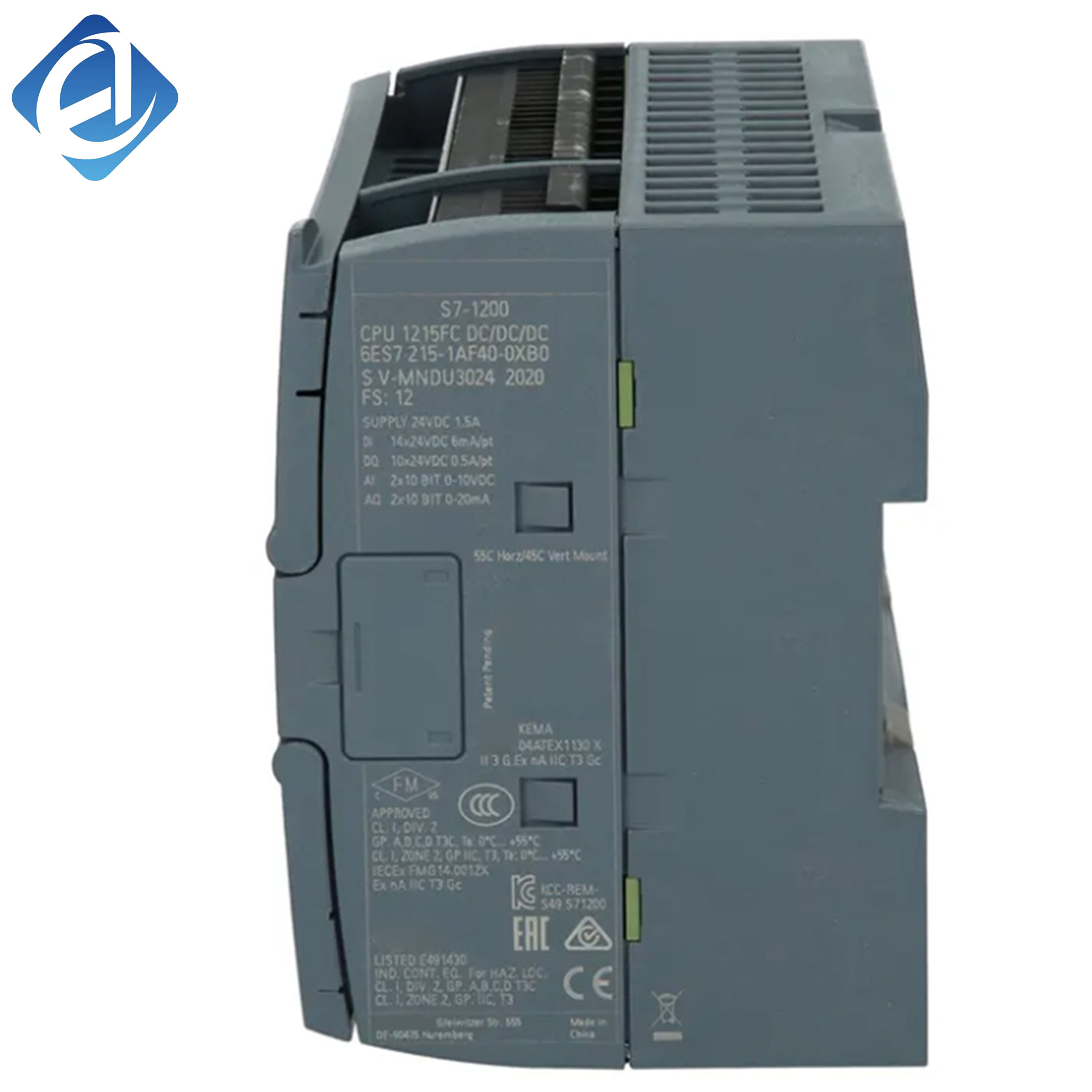 New Original 6ES7215-1AF40-0XB0 6es72151af400xb0 S7-1200 CPU Module Stock in Warehouse