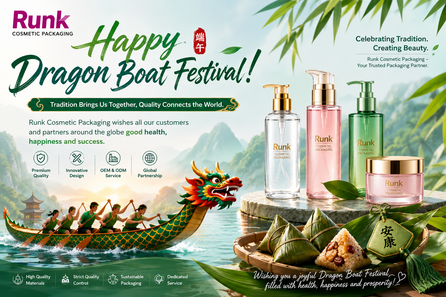 Celebrazione della Festa delle Barche-Drago – Runk Cosmetic Packaging vi augura salute, felicità e successo