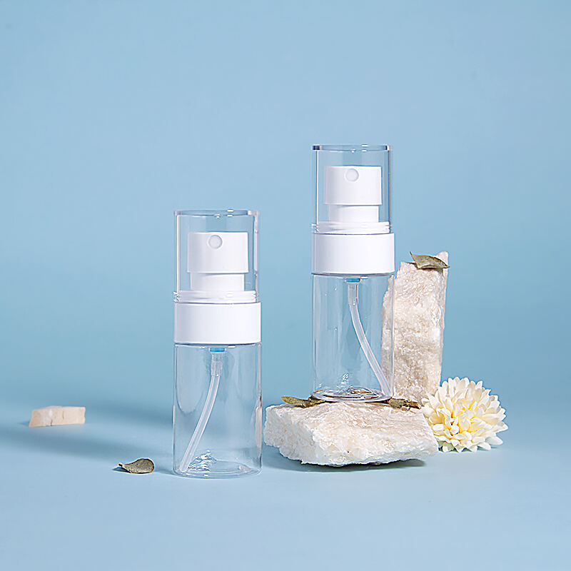 Bouteille vide en PET pour parfum, pulvérisation continue, 30 ml, vente en gros