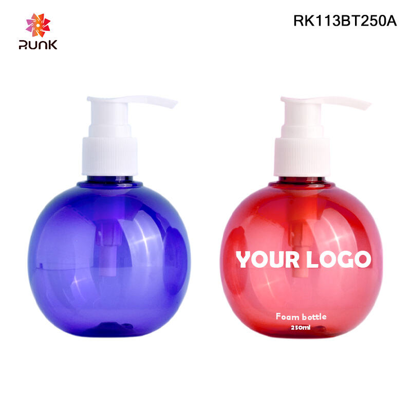Ronde handdesinfectiemiddel-reinigingsfoamfles, Indonesisch cosmetisch verpakkingsfabriek