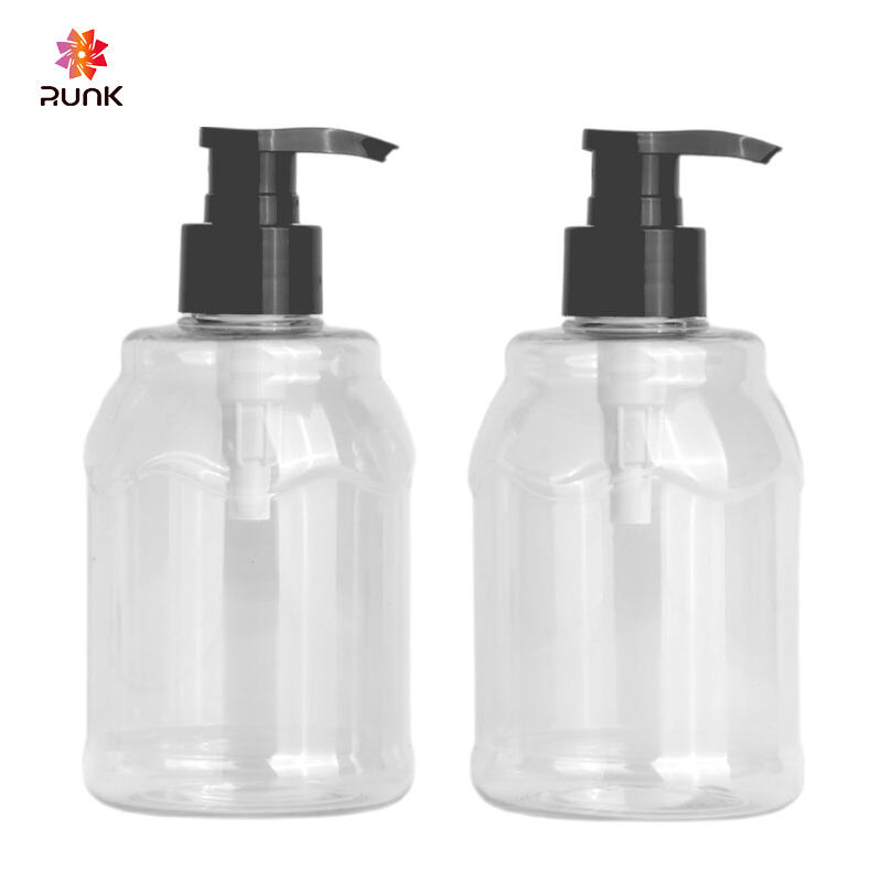 Bouteilles rechargeables de shampoing Runk avec pompe, fournisseurs d’emballages cosmétiques