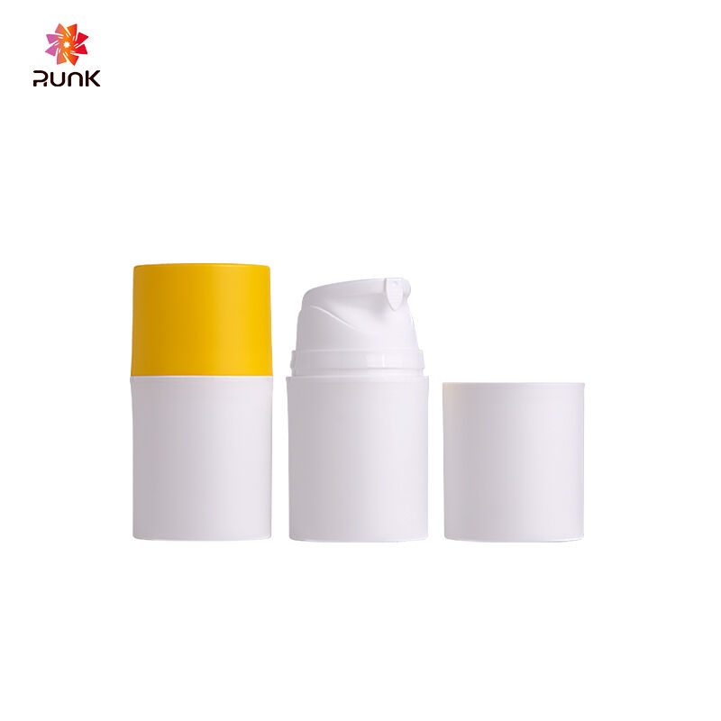 50ml cosmetic lotion airless packaging bottle PP material