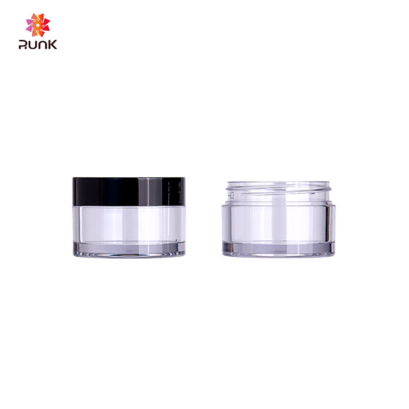 ROHS Certification Non-Toxic and Safe PET 30ml Plastic Cosmetic Jar