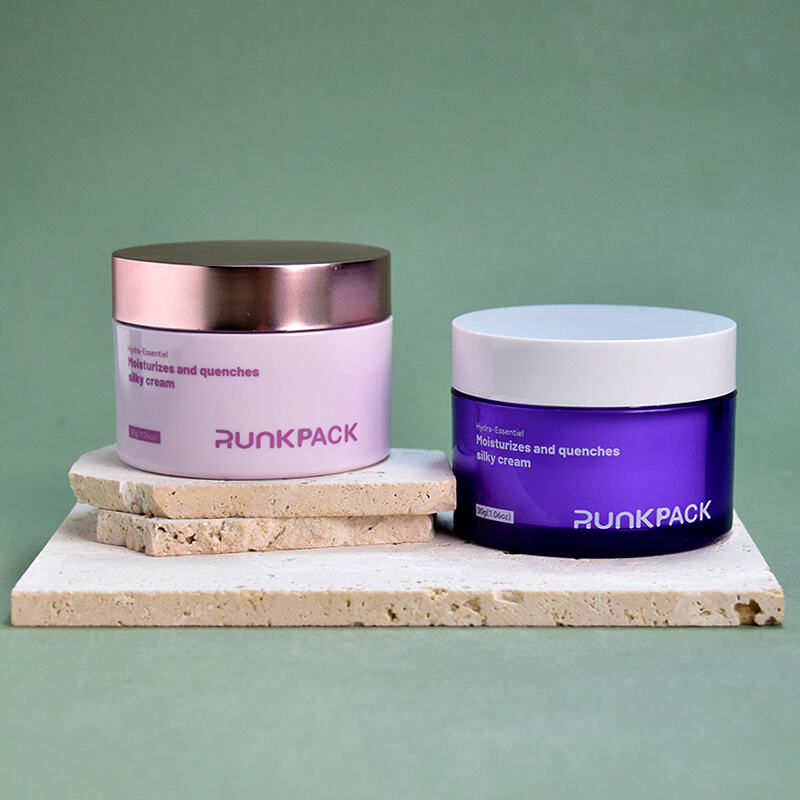 Skincare Jars Manufacturer 50ml PET Cosmetic Face Cream jars