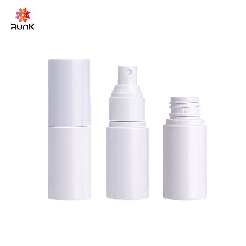 Factory Direct Sale 40ml Round lotion pump PET empty toner spray bottle for skincare