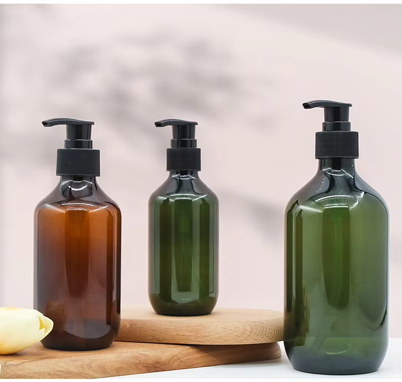 Cosmetic bottles with ISO RoHS certificate wholesale soap bottles with pump