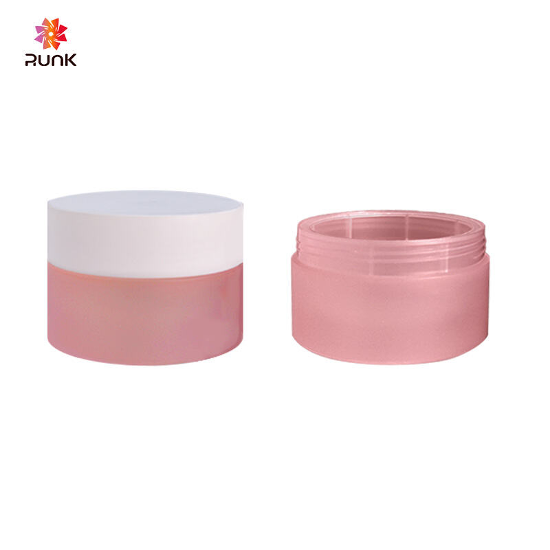 Custom Frosted Transparent Women’s Face Cream Packaging Jars