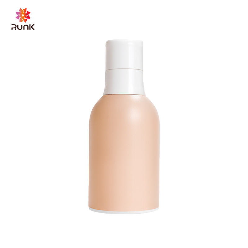 Runk manufacturer 50ml lotus root pink cosmetics lotion empty bottle