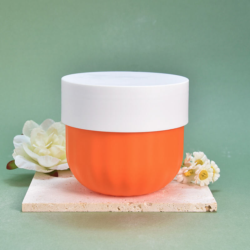 Fournisseur de pots cosmétiques en plastique, pots cosmétiques en PP dépoli pour le corps