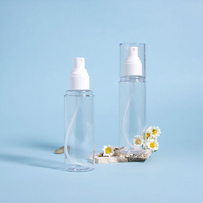 Cheap price transparent PET high pressure spray bottle 120ml