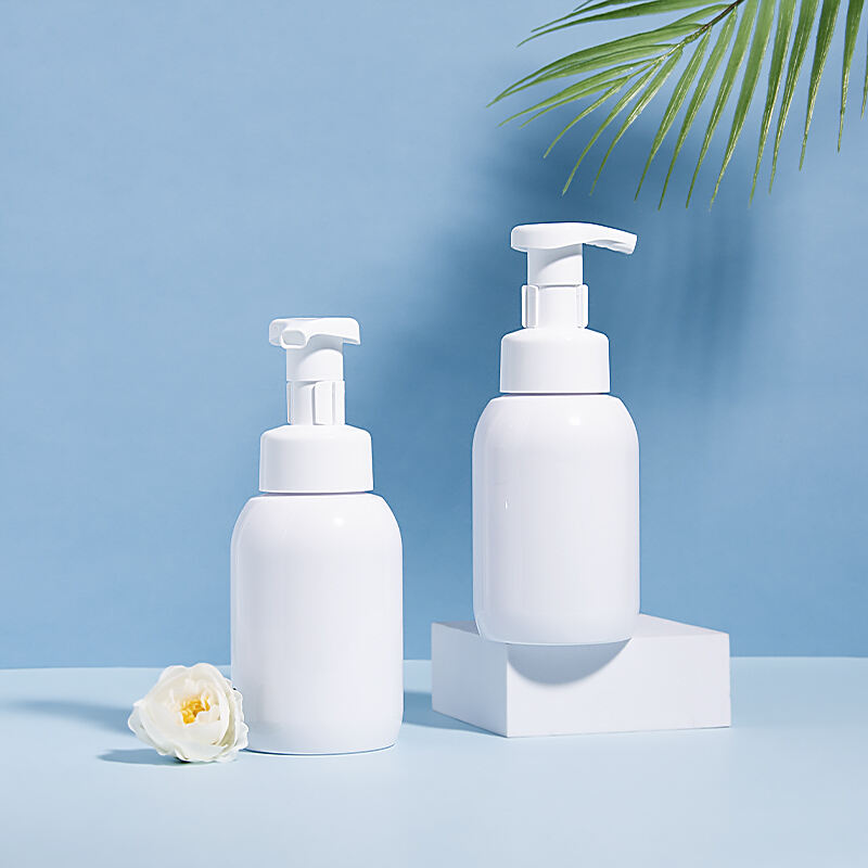 Foundation packaging manufacturer foaming mousse bottle with pump 300ml for skincare