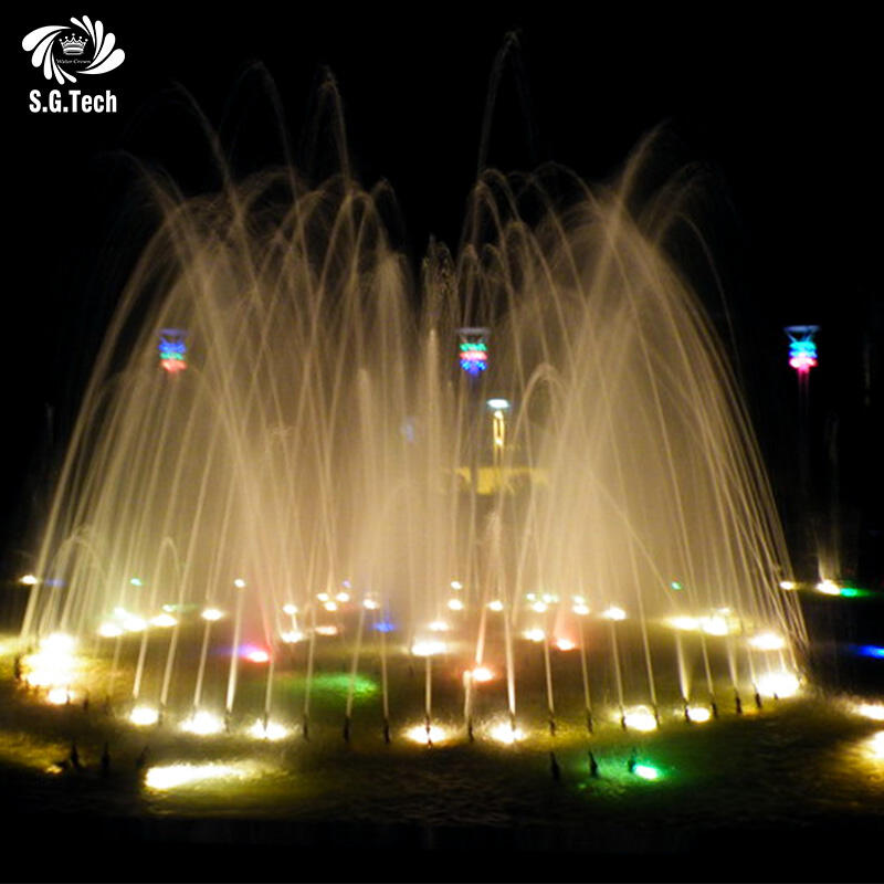 Water Crown Launches Elegant Stainless Steel Musical Fountain Garden Fountain Outdoor