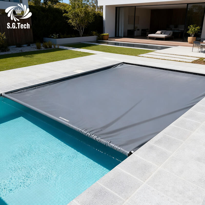 Bâche de piscine automatique en PVC de haute qualité Water Crown pour usage extérieur et intérieur