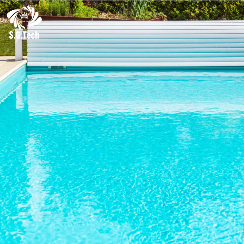 Water Crown high-end custom PC cover swimming pool motor durable slats good seal