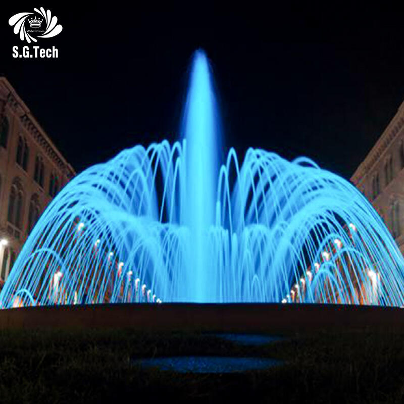 カスタマイズ可能で、美しく高級感のある304ステンレス鋼製クラウンガーデン噴水。高品質な屋外用石造り装飾品。