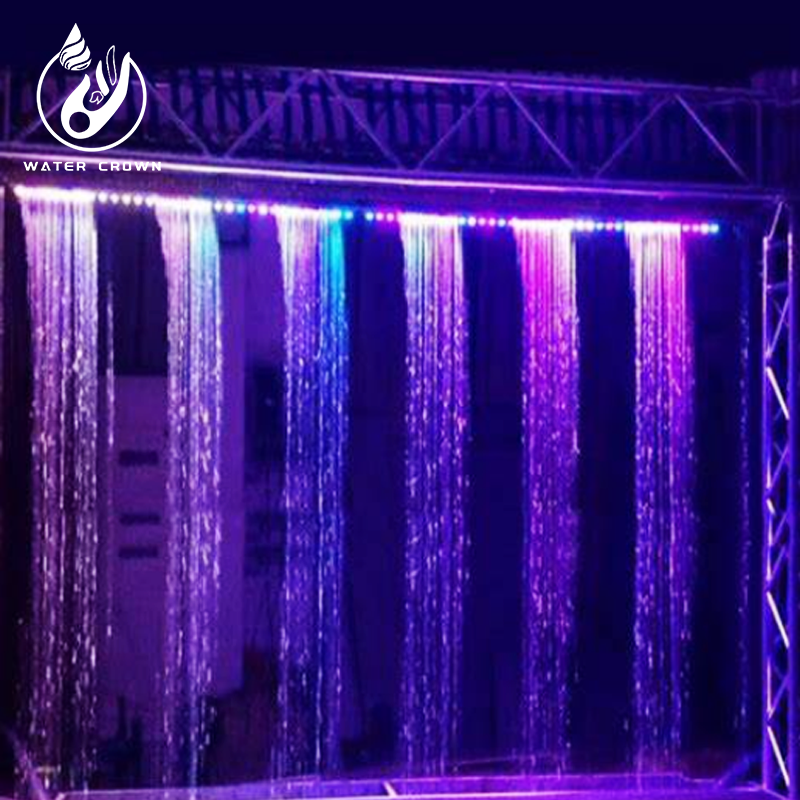 Oteller Üretici Taş Bahçe Ürünleri için Guangdong Water Crown Yüksek Dışı Dijital Elektronik Su Perdesi Ekipmanı