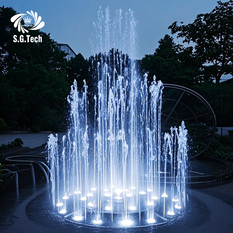 Garden Water Fountain Boosts Outdoor Landscape Aesthetic Level
