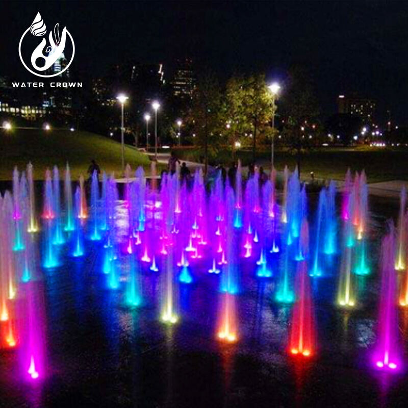 Custom Designed Dry Land Fountain with Music and Lighting, Suitable for Hotel, Amusement Park and Cultural square