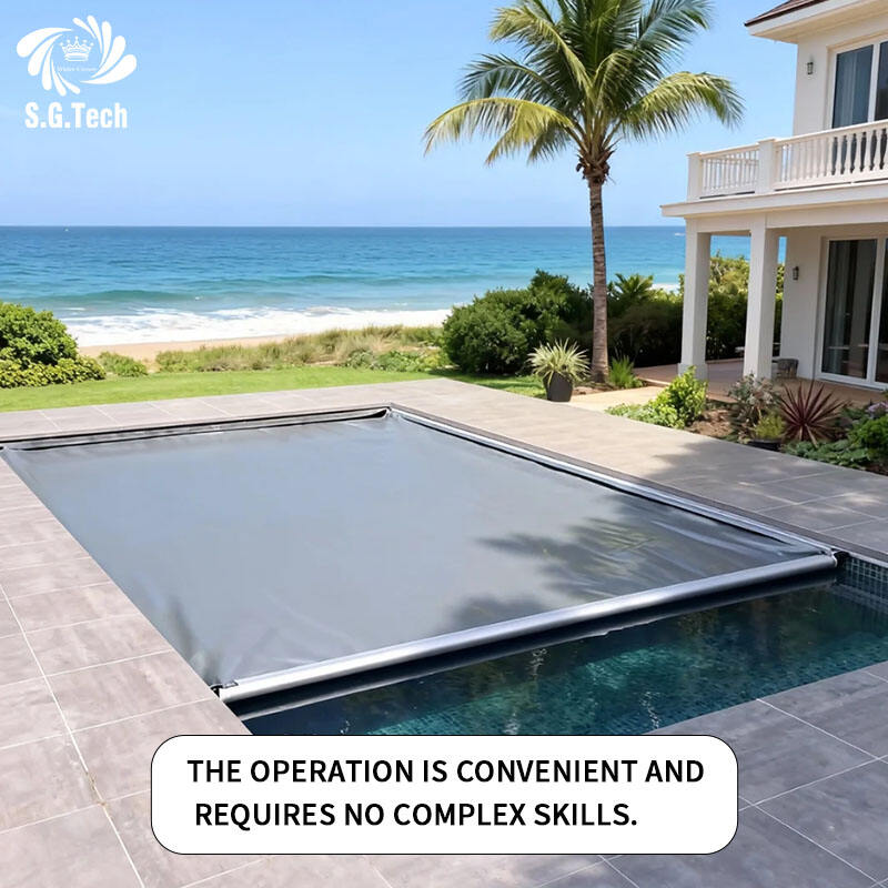 Bạt che hồ bơi Water Crown theo kích thước tùy chỉnh, bạt che hồ bơi PVC, chống bụi, chống bay hơi và bảo vệ trẻ em