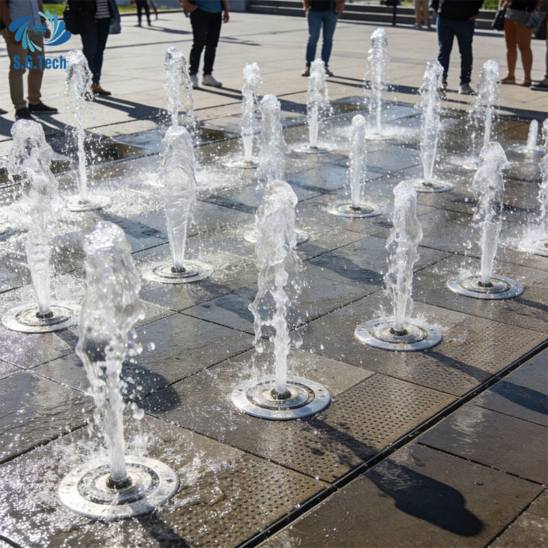 広東省ウォーターソーン工場直販：高品質ドライ噴水（屋外使用に適しています）