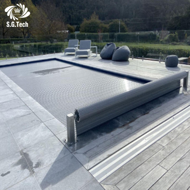 Copertura Esterna Automatica in Materiale PC di Alta Qualità Impermeabile con Garanzia di 1 Anno per Piscine da Water Crown