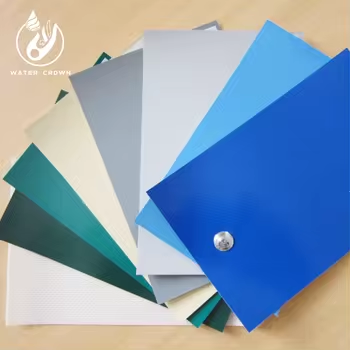Tampa de Piscina em PVC para Crianças Reforçada com Aço Inoxidável Durável Water Crown Equipamento de Segurança Automático para Natação em Materiais de Madeira e Alumínio